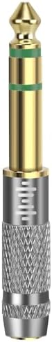 GEEKRIA 6.35mm TRS Stereo Male to 2.5mm TRRS Female Adapter, Connects 2.5mm TRRS Balanced Headphone Cables to 6.35mm Single-Ended Outputs, No Mic