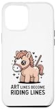 Cute Pony Art Lines Riding Lines Horse