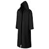 Adult Cloak For Jedi Robe Hooded Cloak Halloween Christmas Party Cosplay Costume Vampire Cloak Tunic Hooded Uniform
