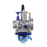 Carburador Moto para OKO para KOSO para PWK 24 26 28 30 32 34mm Carburador Universal De Carreras Scooters Quads Y Motos Cross De 2T Y 4T Incluye Cuba Power Jet Carb Carburador(PWK26)