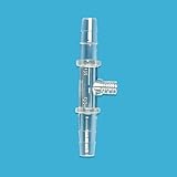 20 PCS Three-Way Barbed Luer Fitting - Medical PC T-Connector Adapter with Luer Lock, Triple-Port Leak-Proof...