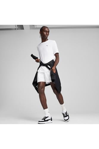 Image of Puma Men Polyester Solid Regular Fit Tees