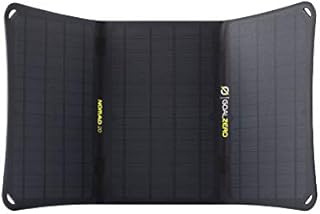 Goal Zero Nomad 20, Foldable Monocrystalline 20 Watt Solar Panel with 8mm + USB Port, Portable Solar Panel Charger. Lightweight 18-22V 20W Solar Panel Charger with Adjustable Kickstand