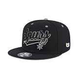 Ultra Game NBA Official Youth 8-20 Snap Back 3D Embroidered Team Logo Baseball Cap Hat, San Antonio Spurs, Team Color, 1SIZE