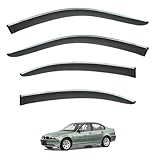 2. PC-Material: Diese Windabweiser aus hochwertigem Polycarbonat (PC) sind außergewöhnlich wetterbeständig. Sie bieten zuverlässigen Schutz vor starkem Regen, starkem Wind und Straßenschmutz – selbst bei hohen Autobahngeschwindigkeiten – und halten den Innenraum Ihres Fahrzeugs trocken, ruhig und komfortabel.