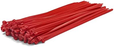 Cableties.co.uk Multi-Use White Cable Ties, 100mm x 2.5mm Premium Clear Nylon Zip Ties, 100pcs Pack, Indoor/Outdoor, Wire Management, Cable Tidy Under Desk, Home, Gardening, Office and DIY