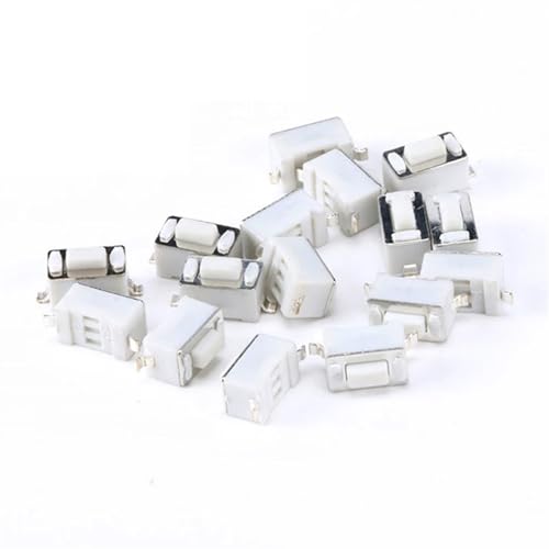 Micro interrupteur bouton blanc 3X6X4.3MM SMD pour circuit imprimé Lot de 40 pièces