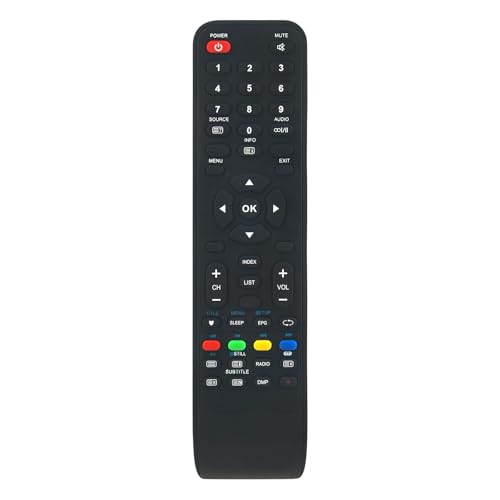 VINABTY Nouveau Télécommande remplacée pour SABA TV LHD24CX LHD19C11 LHD22C11 LHD28CX23 LHD32CX23 LD22CH12 LD22WCS105 LD32CHS2000ES E19F403EB LHD32CXW...