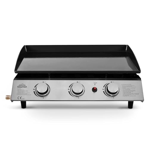 Dellonda 3 Burner Portable Gas Plancha 7.5kW BBQ...