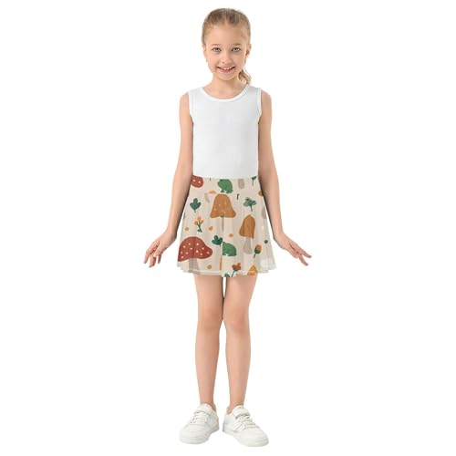 Girls Tennis Skirt with Shorts Flowy Little Girl Skorts Kids Pleated Skort with Pockets3