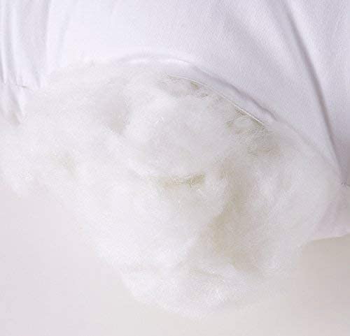 HOMESJUN Throw Pillow Inserts, 26x26 Inch Decorative for Sofa, Bed and Chair, Cotton Cover, Set of 2, White by HOMESJUN - Image 4