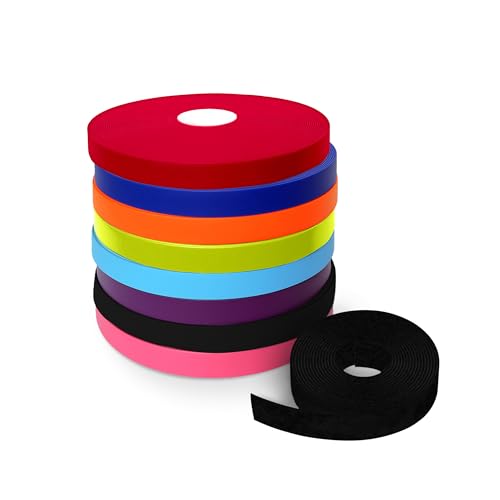 Regal Dog Products Biothane Beta 520 Super Heavy - Black - BK 520 Coated Webbing Beta Biothane Roll | 3/4 Inch x 25 Feet | Waterproof Dog Collar Strap