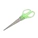 Aexit School Office Hand Tools Plastic Handle Metal Scissor Shear Hand Tool Scissors & Shears Clear Green