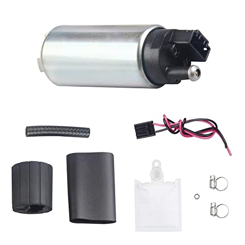 255LPH Electric Fuel Pump High Performance Replace Walbro GSS341 with Installation Kits