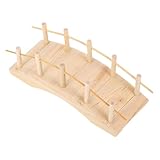 Miniature charmante : ce petit pont en bois présente un design charmant et détaillé, pour l'attrait visuel des maisons de poupées et des de fées, petit pont en arche, petit pont paysager