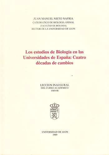 Los estudios de biologia en las universidades de espaÑa