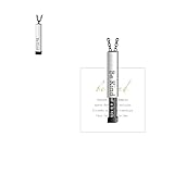 Be Kind ...Of AB AMensaje oculto s Mujeres Grabado 3D Barra vertical Acero inoxidable Colgante de mantra de aliento Joyería de regalo de amistad inspiradora divertida para niñas