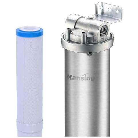 Hansing Whole House Water Softener System, High Efficiency Water Descaler, Heavy Duty Hard Water Filter, Reduce Scale and Chlorine for Heater, Shower Head, Dishwasher, Kitchen Sink and Laundry Cover