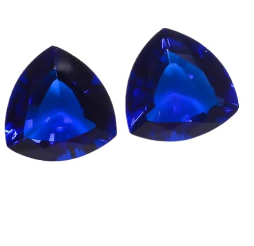 GtcGems Indraneelam ��� 9���̒a���� �u���[�T�t�@�C�A�X�g�[�� 4.25 Ratti Neelam Stone �I���W�i�� �F�� Neelmani Ratna 3.85�J���b�g