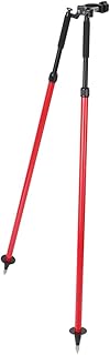 Bipod Surveying Thumb Realease, Aluminum Bipod for Prism Poles Land Survey GPS Poles of Total Station GPS GNSS Rods… - SMTOER