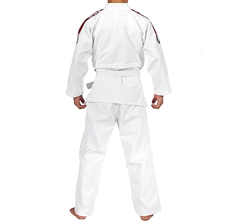 Fuji Single Weave Judo Gi Uniform - Kids & Adults Cotton Training Gi For Judo And Karate, White, Size 3 #TOP3