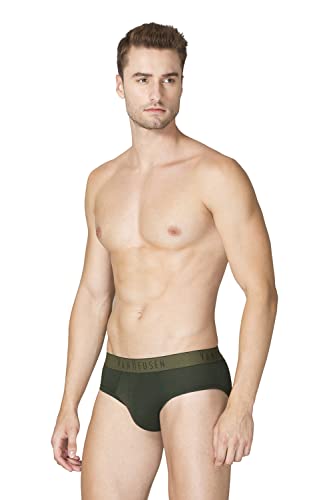 Image of Van Heusen Men Breathable AIR Series Brief - Cotton Elastane - Colour Fresh, Mesh Stretch, Ultra Soft