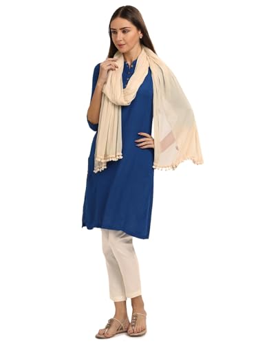 Image of Morrio Chiffon Solid Dupatta For Women
