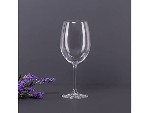 Jogo de 6 Taças para Água e Vinho Colibri 580ml Cristal Bohemia