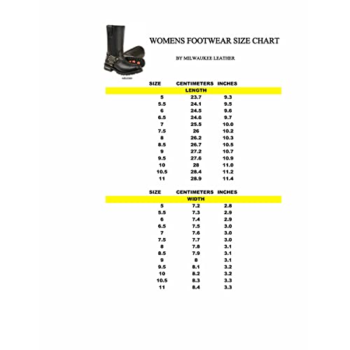 Image of Milwaukee Leather Women's Premium Leather Motorcycle Harness Boots Collection MBL - 11