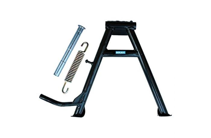 Image of Speedy Deals Center Stand /Main Stand Compatible with Suzuki Gixxer SF 155 BS6 2022 Model | Heavy Duty Middle Stand Black Steel Spare Part for Two-Wheeler Stability and Support