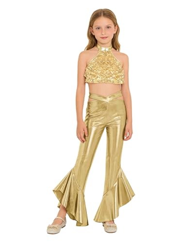 Tenue hip hop fille pour gala de danse et spectacle années 70 80