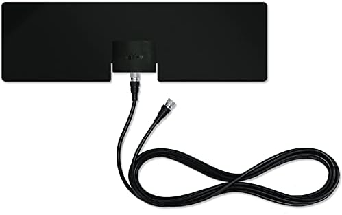 Mohu Leaf Metro TV Antenna, Indoor, Portable, 25 Mile Range, Original Paper-thin, Reversible, Paintable, 4K-Ready HDTV, 10 Foot Detachable Cable, Premium Materials for Performance, USA Made, MH-110543