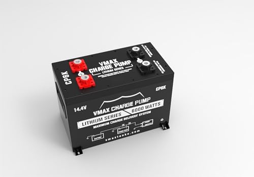 VMAX VCP6K Charge Pump 6000W LTO Lithium Titanate 14.4V Battery for 12 Volt Car Audio