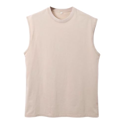 Débardeur homme sport col rond et coupe ajustée marcel léger