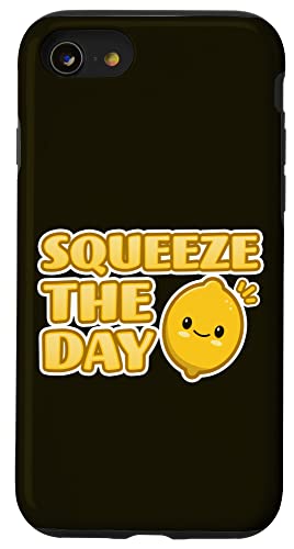 Squeeze The Day ���킢�� ���炵�� �J���C�C ������ �H�ו� �ʟ����B �X�}�z�P�[�X iPhone SE (2020) / 7 / 8 �p