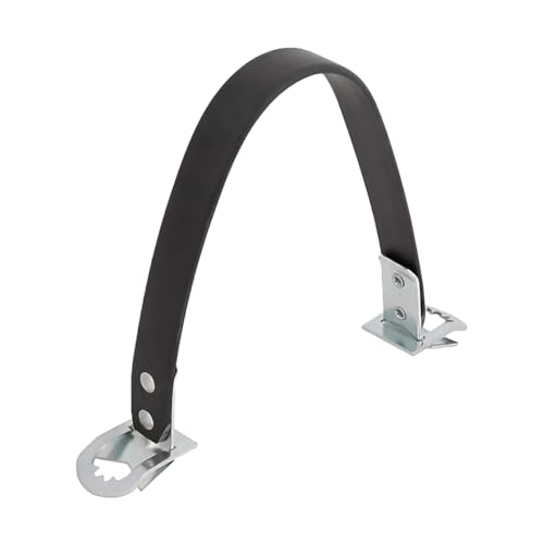 Osilly Car Battery Carrier Strap, Vehicle Battery Side Lift Belt, Metal Heavy Duty Automotive Top Post Battery Mounting Bracket Lifter Accessories, Universal for SUV, Truck, RV