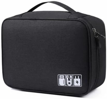 Bolsa Organizadora Para Cabos e Acessórios Eletrônicos Impermeáve...