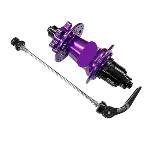 XM490pro ���A XD CRMO �A�N�X�� MTB 28H/32H/36H�A11s/12S�A5x135mm/10x135 QR/12x142 �ŗ��p�\(Purple 32H QR XD R)