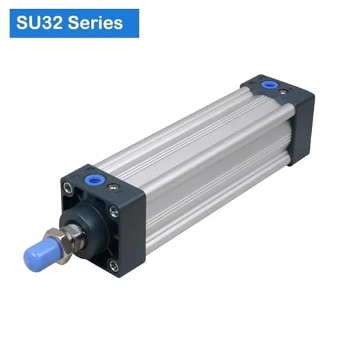Vérin pneumatique SU32 à double effet robuste en aluminium pour usine - 4
