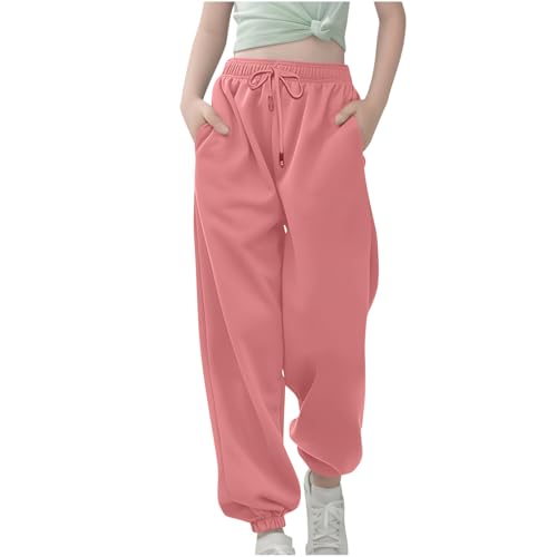 Fashion Clothing Girls Sweatpants Baggy High Waisted Cinch Bottom Joggers 2025 Fall Fashion Drawstring Athletic Track Pant with Pocket