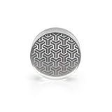 10mm Kikkou Glas Ohrstöpsel - Lasergravur