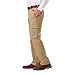 Haggar Mens Comfort Stretch Flat Front Cargo - Reg. and Bt Casual Pants, Khaki, 34W x 32L US