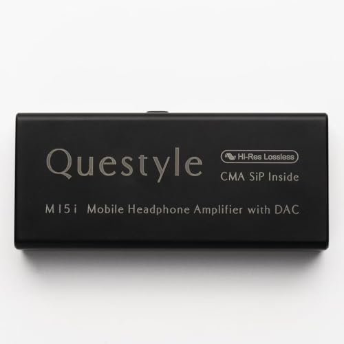 �yVGP2025 SUMMER���܁zQuestyle M15i �|�[�^�u���A���v �w�b�h�z���A���v [MFi�F��] �|�[�^�u��USB DAC�A���v 4.4mm��3.5mm PCM 768kHz/DSD512 ���X���X�Ή�