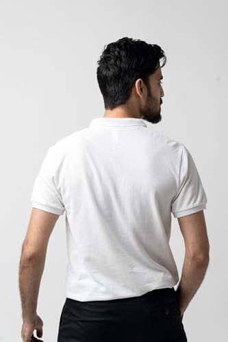 Image of Men's & Boys' Pure Cotton Polo T-Shirt - Half Sleeves, Regular Fit, Solid Plain Classic Polo Collar | Casual & Sportswear