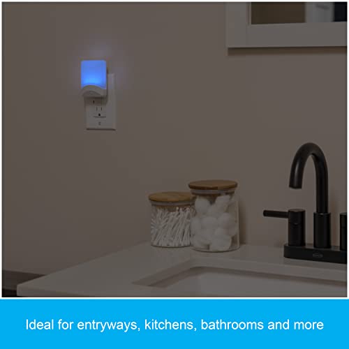 GE Color Changing LED Night Light for Kids, Dusk to Dawn Sensor, Home Decor Apartment Essentials, Wall Lights for Bedroom, Ambient Lighting, Nightlights Plug in, 1 Pack, 34693 by GE - Image 6