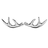 Jewever 925 Sterling Silver Deer Antlers Stud Earrings Women Jewelry