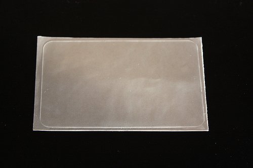 10 Crystal Clear Self Stick ID Overlays, Thin .05 Mil