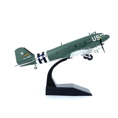 LIUSANG Skala samolotu 1: 100 dla amerykańskiego C47 Transport Airline Model U5# stop samolot model samolotu model dekoracyjne pamiątki odpowiednie do ekspozycji