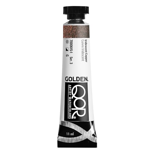 QoR Artist Watercolors, Iridescent Copper, 11 ml Tube