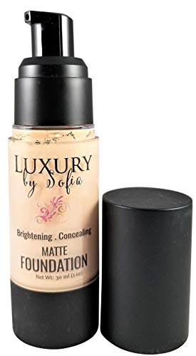Organic Liquid Foundation for Healthy Skin: Shine Free Foundation for Sensitive Skin| Chemical & Cruelty Free Full Coverage Lightweight Matte Foundation For Flawless Skin (Butterscotch)